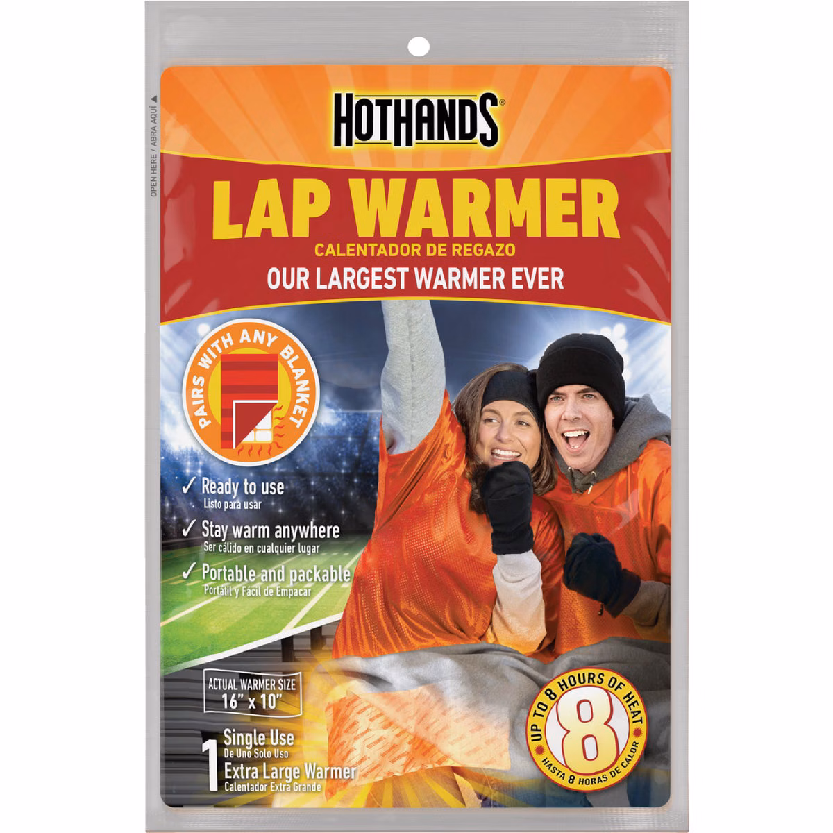 HotHands Disposable 16 In. x 10 In. 8 Hr. Lap Warmer