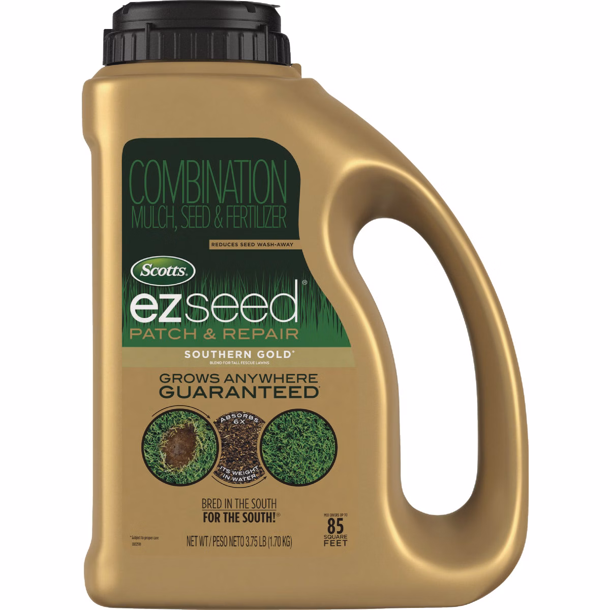 Scotts EZ Seed 3.75 Lb. 85 Sq. Ft. Patch & Repair Southern Gold Mulch, Seed, and Fertilizer Combination