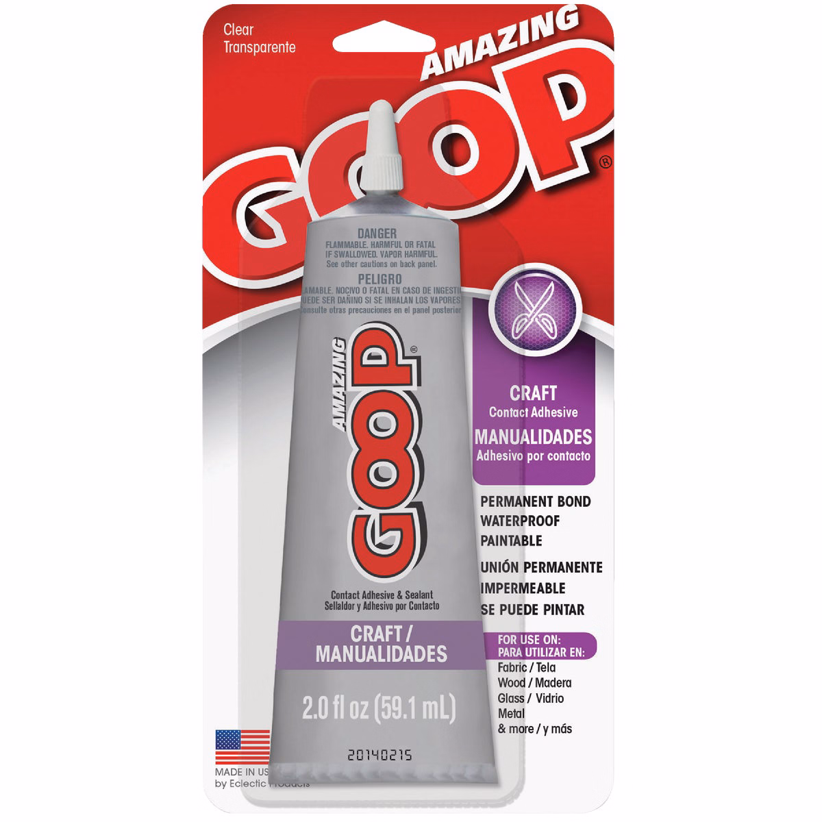Amazing Goop 2 Oz. Craft Art Multi-Purpose Adhesive