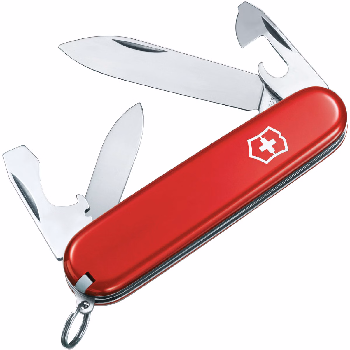 Victorinox Recruit 10-Function 3.3 In. Red Swiss Army Knife