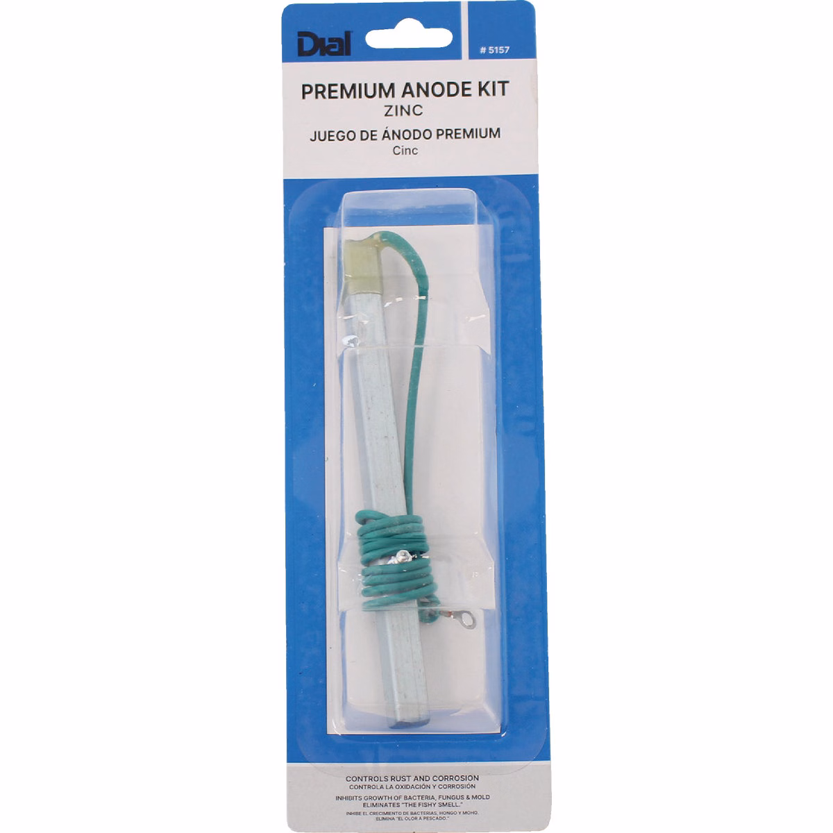 Dial 1/2 In. H x 1/2 In. W Zinc Anode Kit