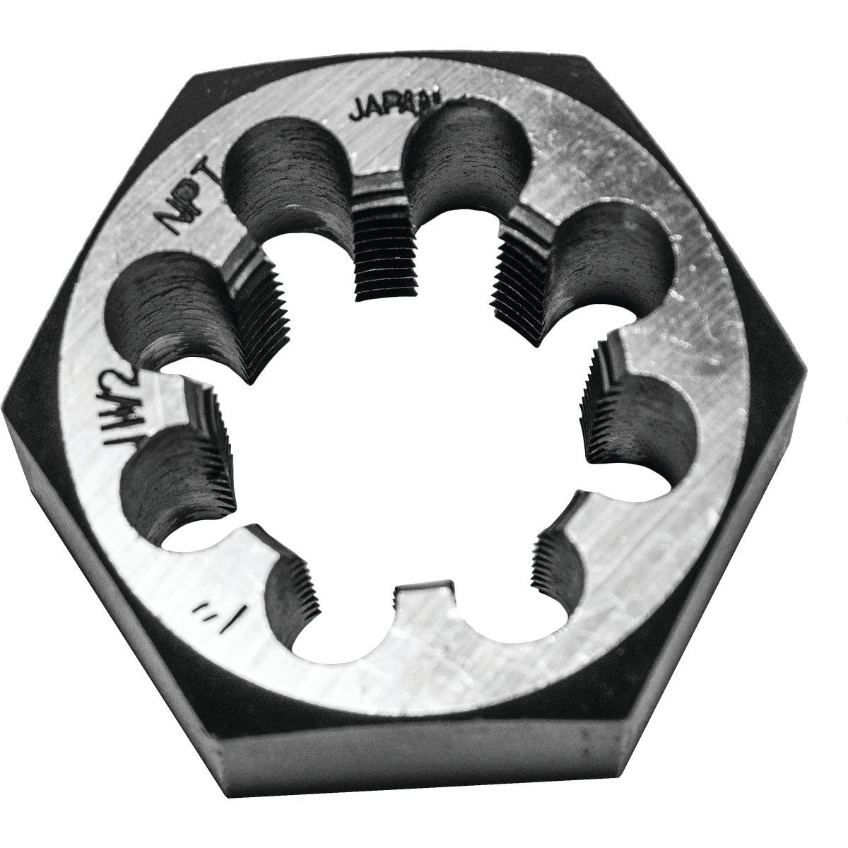 Century Drill & Tool 1-11 NPT 1-7/16 In. Across Flats Hexagon Pipe Die