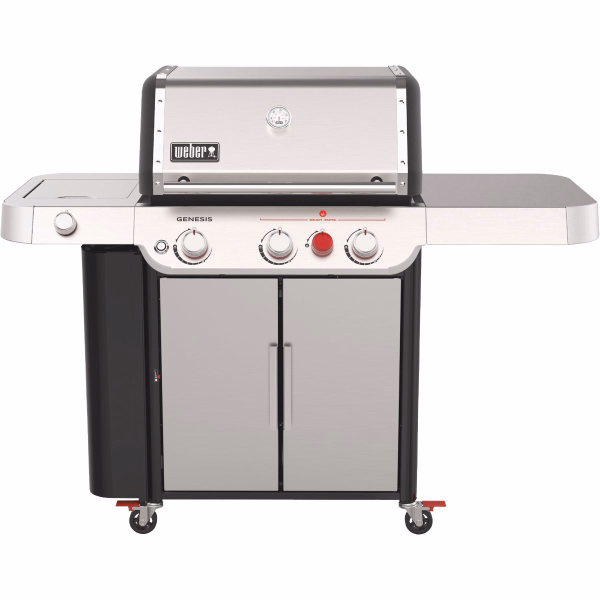 Weber Genesis S-335 3-Burner Liquid Propane Gas Grill, Stainless Steel