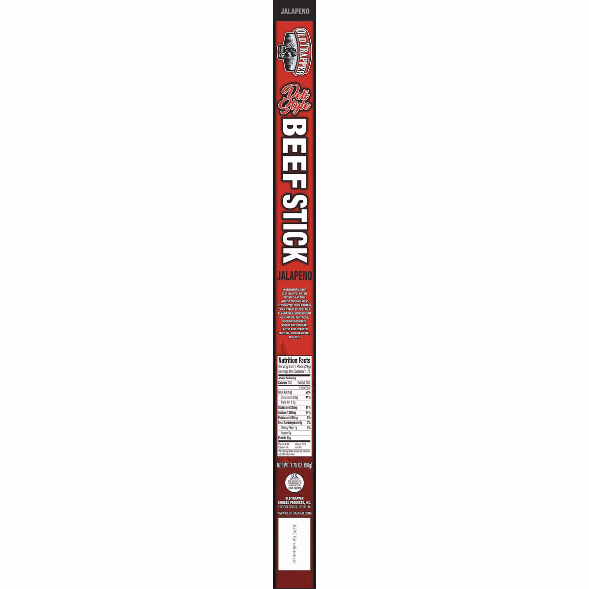 Old Trapper Jalapeno Individual Deli Stick Jerky