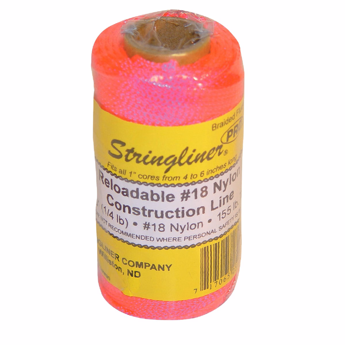 Stringliner 250 Ft. Fluorescent Pink Braided Nylon Mason Line