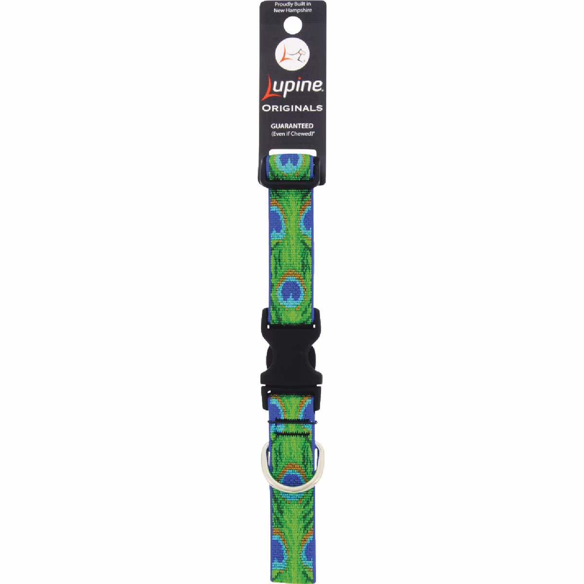 Lupine 1 In. Woven Pattern Tail Feather 12 In. to 20 In. Adjustable Collar