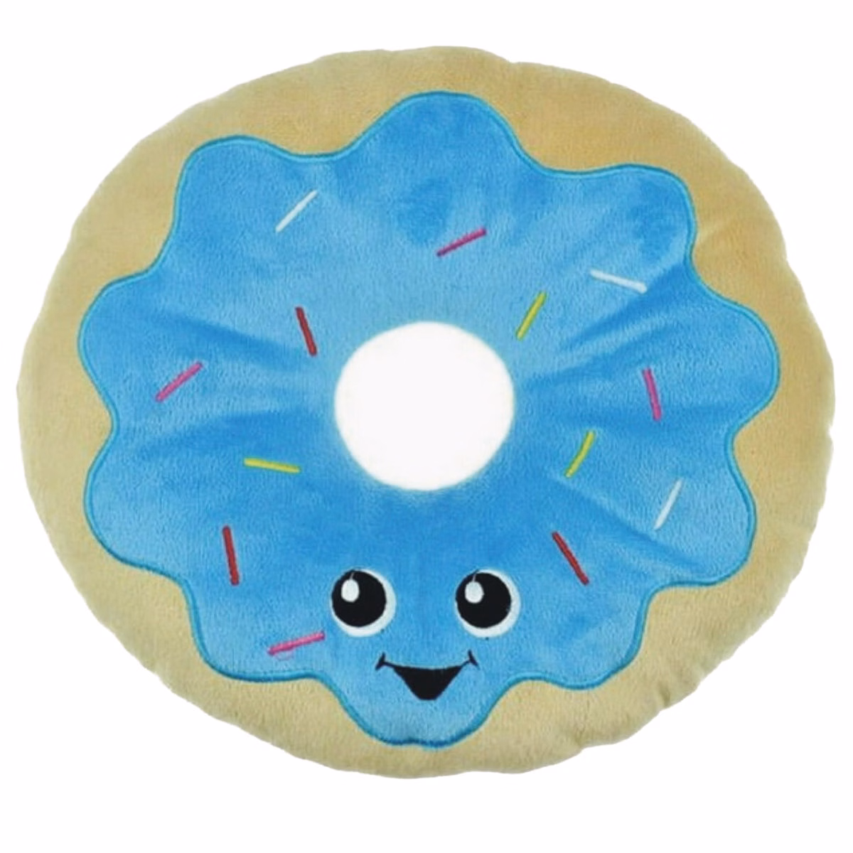 Boss Pet Chomper Food Junkeez Plush Donut Small Dog Toy
