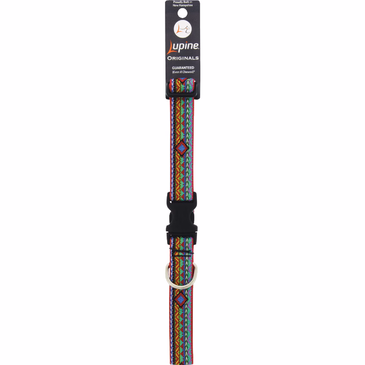 Lupine 1 In. Woven Pattern El Paso 16 to 28 In. Adjustable Collar