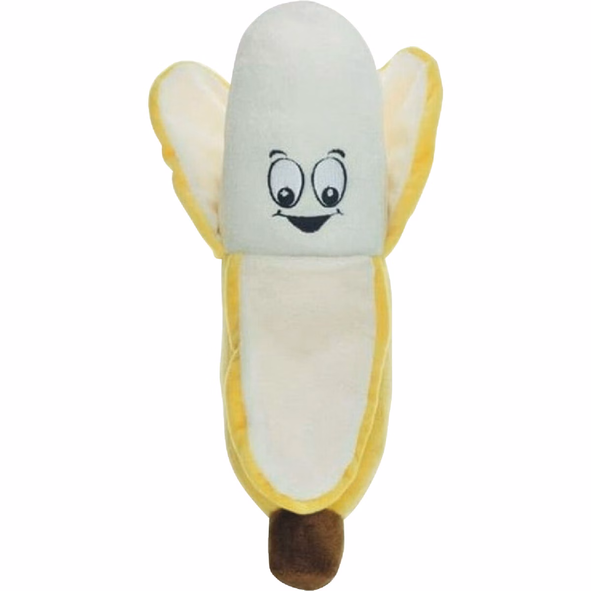 Boss Pet Chomper Food Junkeez Plush Banana Small Dog Toy