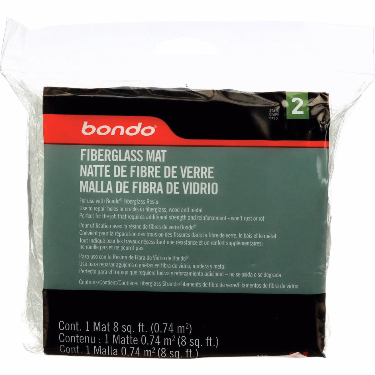 Bondo 8 Sq. Ft. Fiberglass Mat