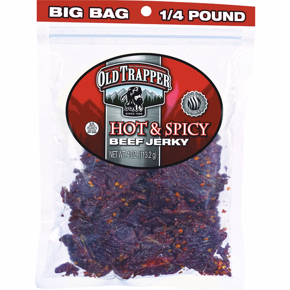 Old Trapper 4 Oz. Spicy Beef Jerky