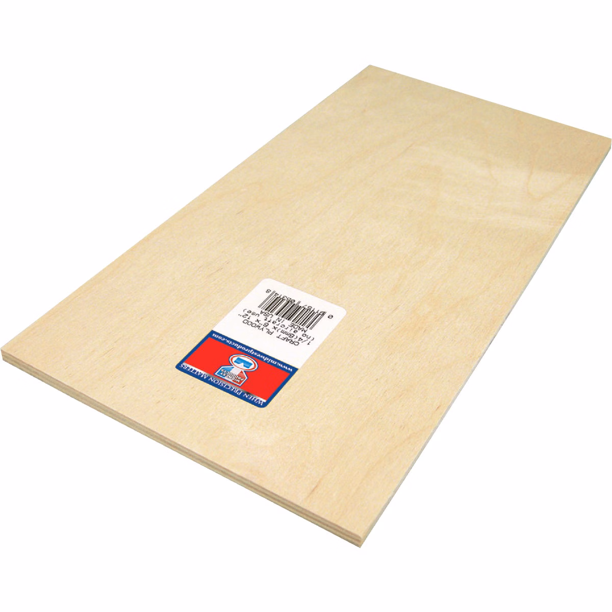 Midwest Products 1/4 In. x 6 In. x 12 In. Birch Plywood