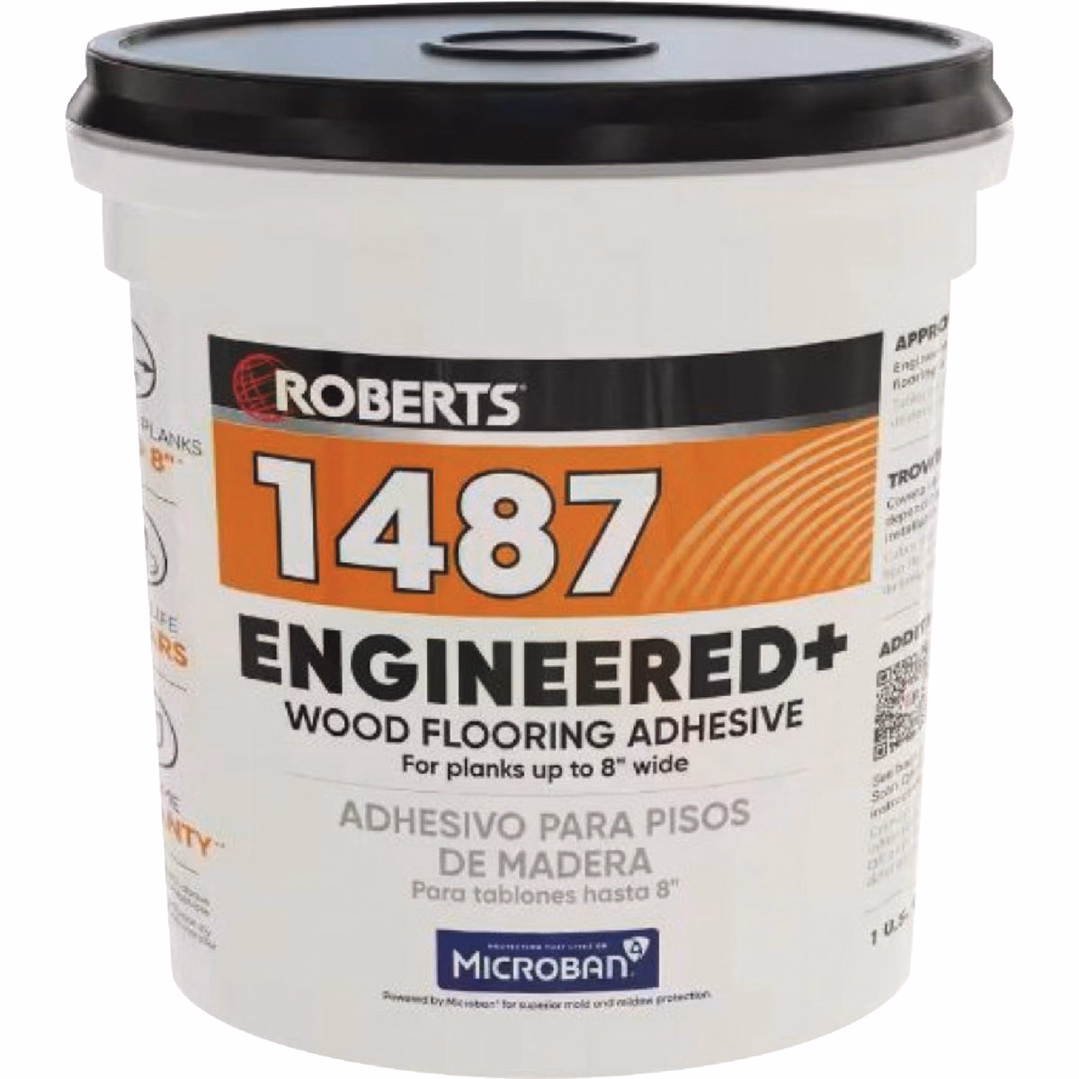 Roberts 1487 Engineered+ Wood Flooring Adhesive, 1 Gal.