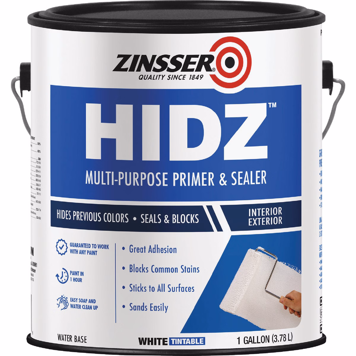 Zinsser HIDZ Multi-Purpose Primer and Sealer, White, 1 Gal.