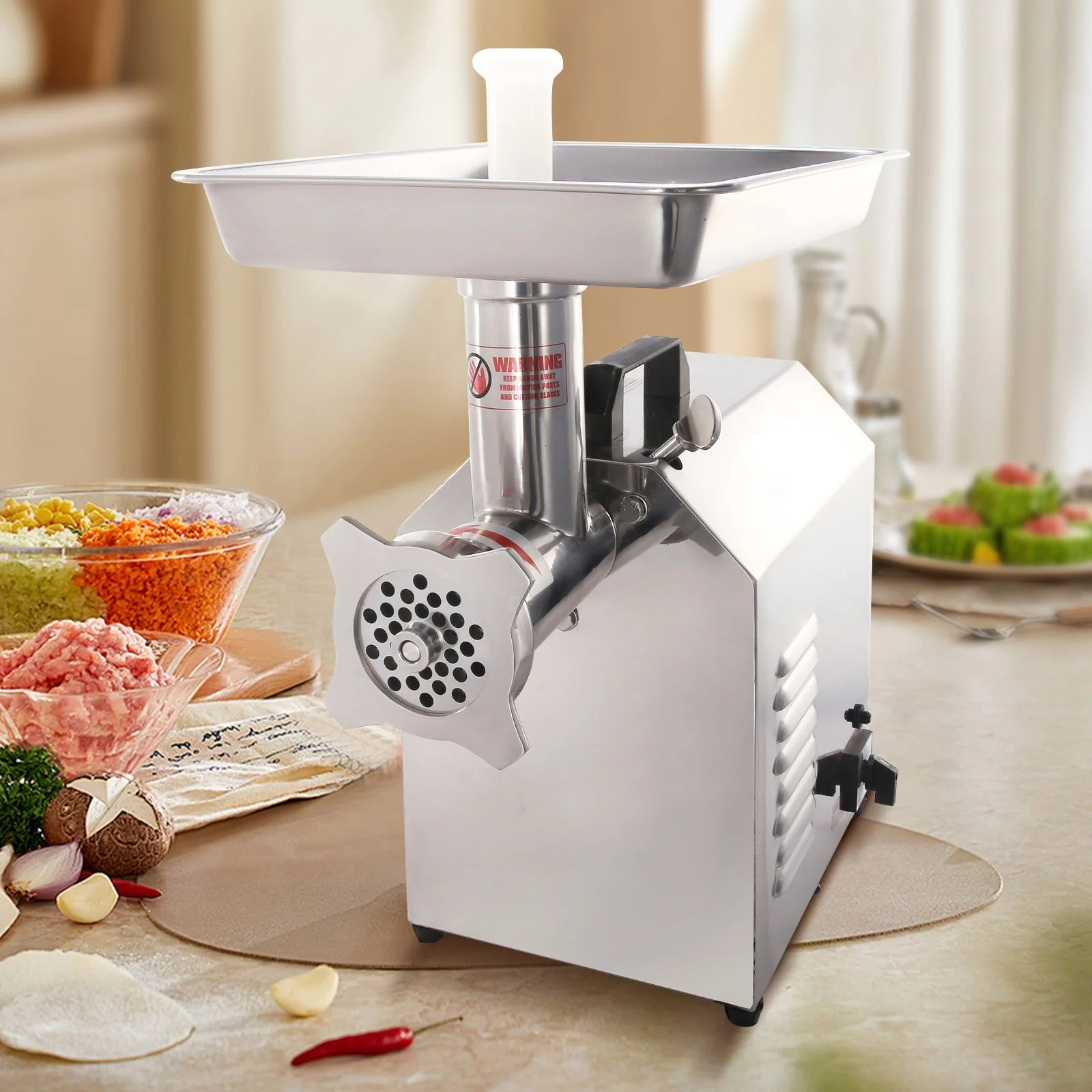 Hakka Electric Meat Grinder, 900W, 560 lbs/h Stainless Steel Food Mincer