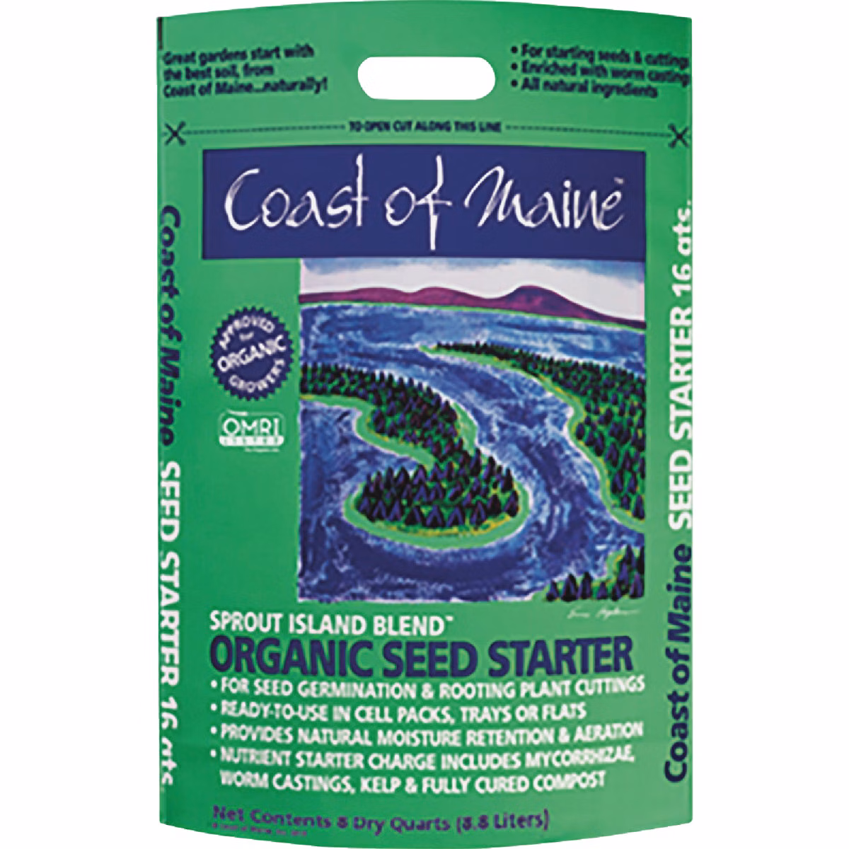 Coast of Maine Sprout Island Blend Organic Organic Natural Seed Starter