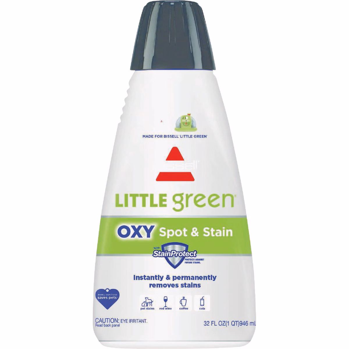 Bissell 32 Oz. Little Green Spot & Stain Formula for Portable Carpet Cleaners