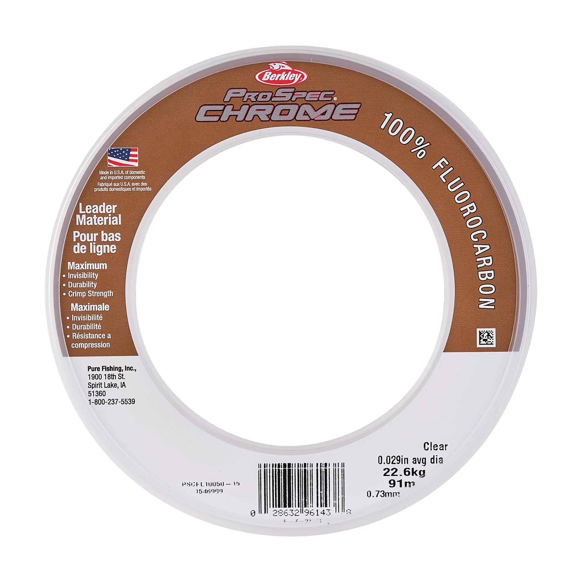Berkley ProSpec® Chrome 100% Fluorocarbon Leader