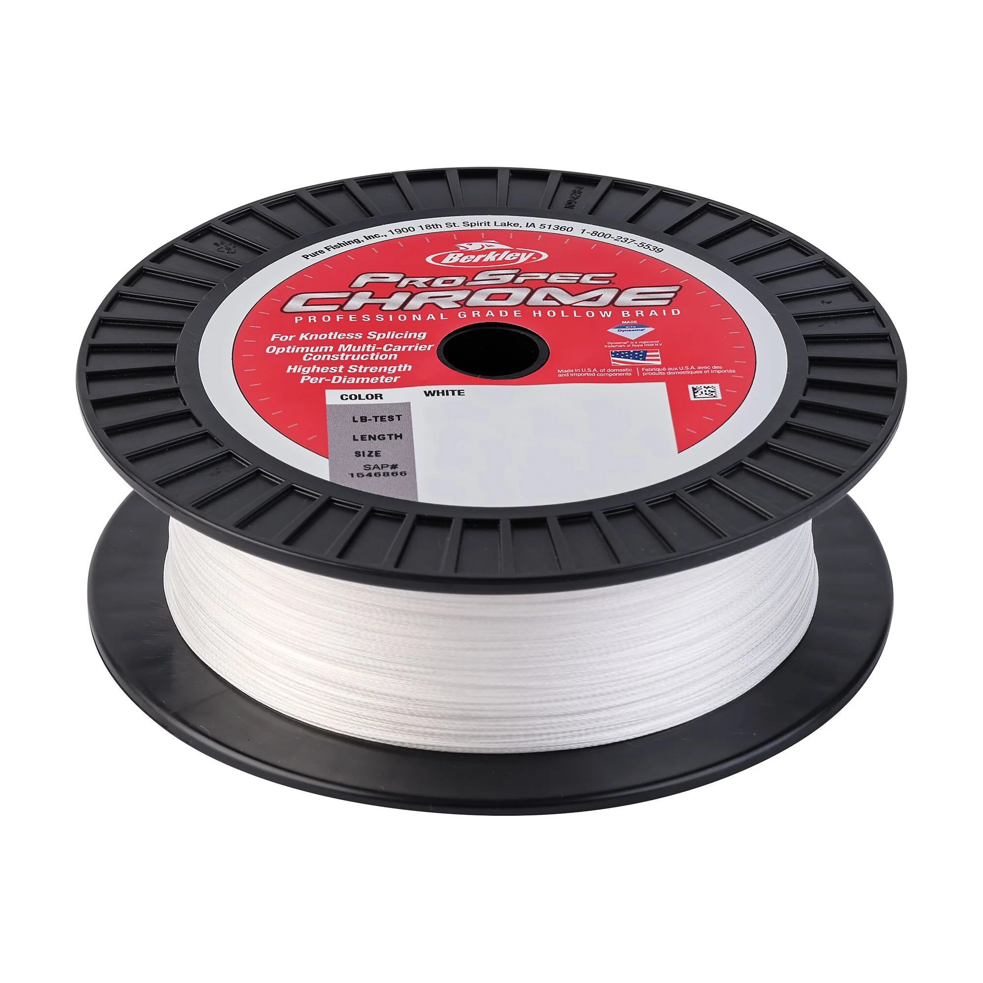Berkley ProSpec® Chrome Premium Hollow Braid