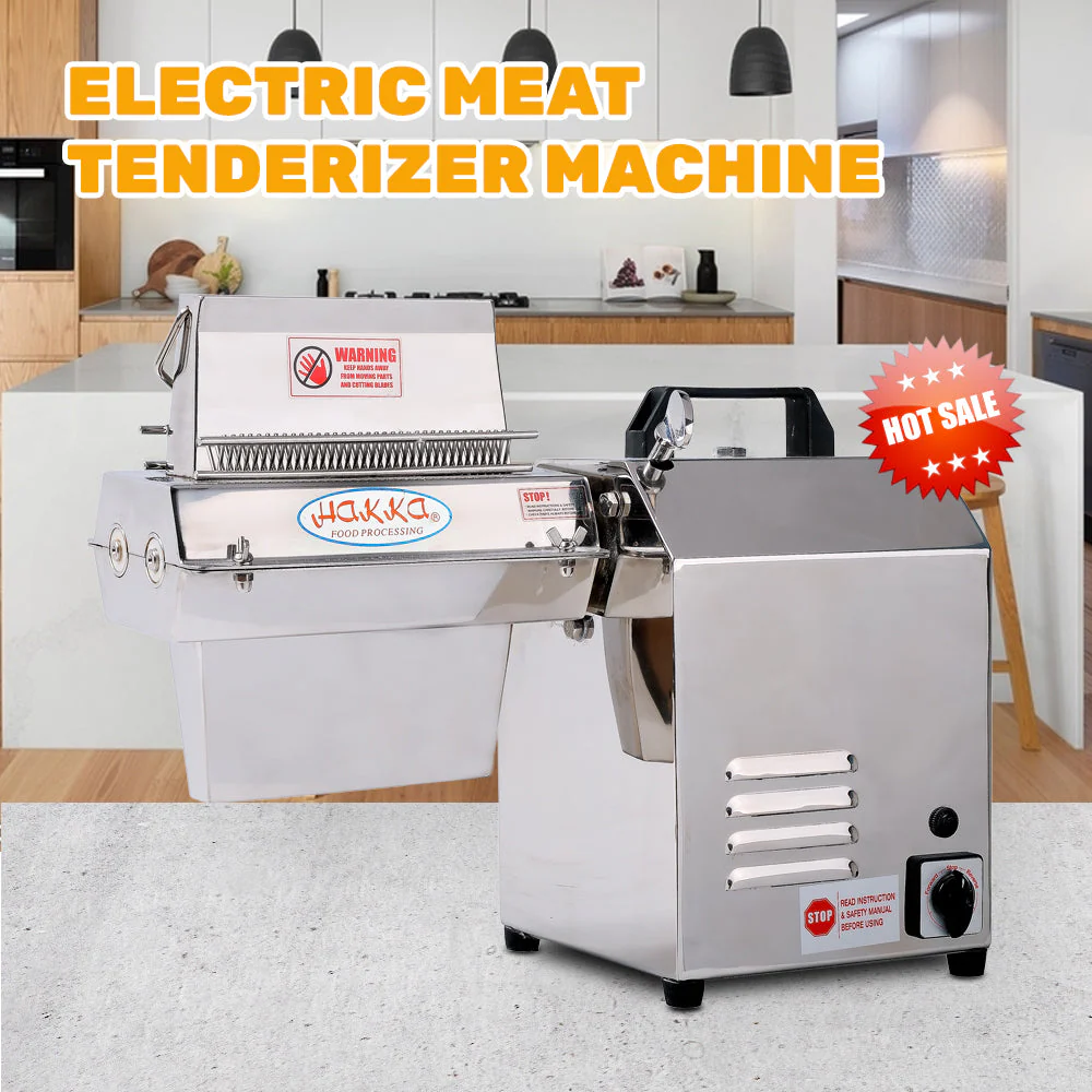 Hakka Electric 7″ Meat Tenderizer Commercial Blade Stainless Steel Pre Kitchen
