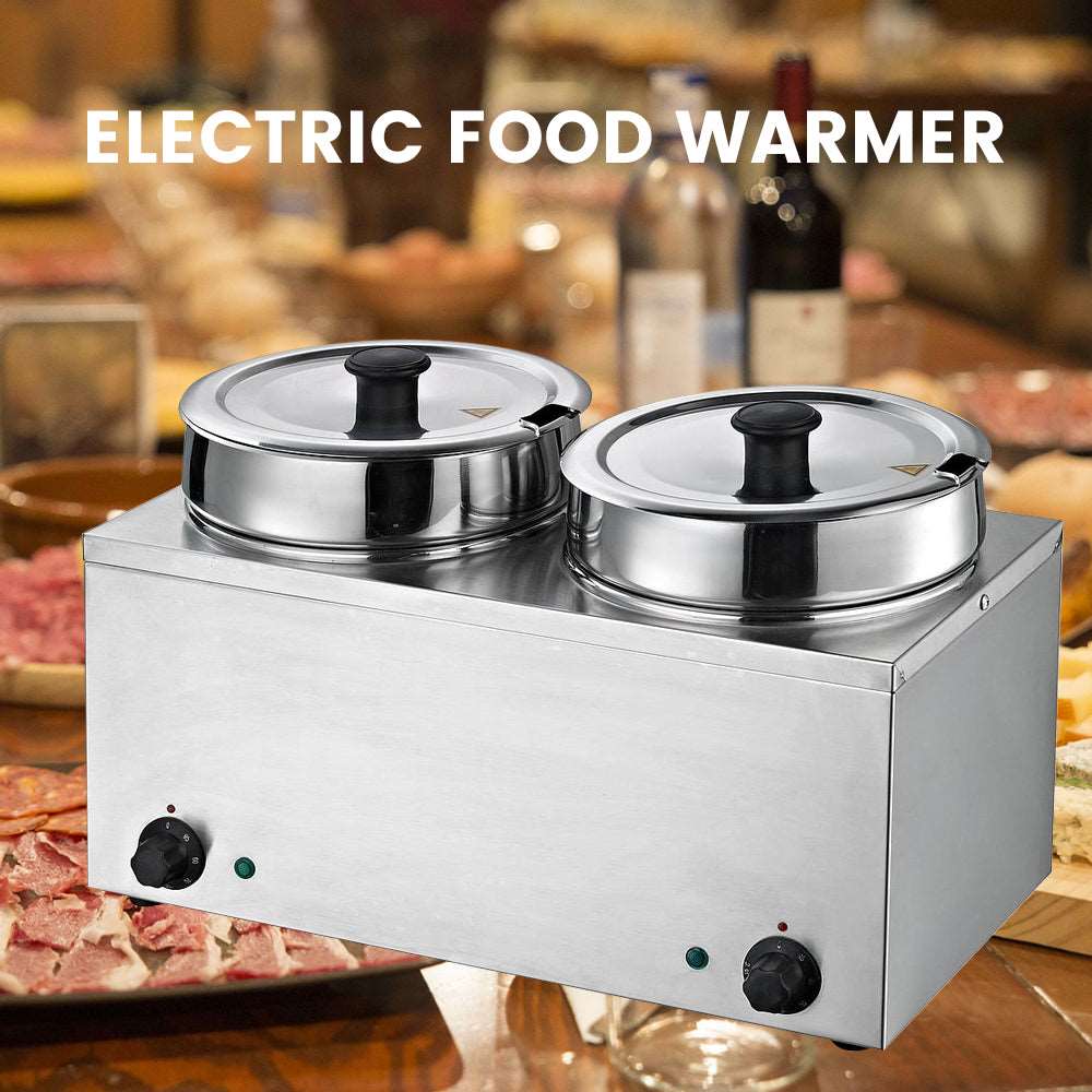 EasyRose Bothers Electric Countertop Food Warmer – 120V, 1200W