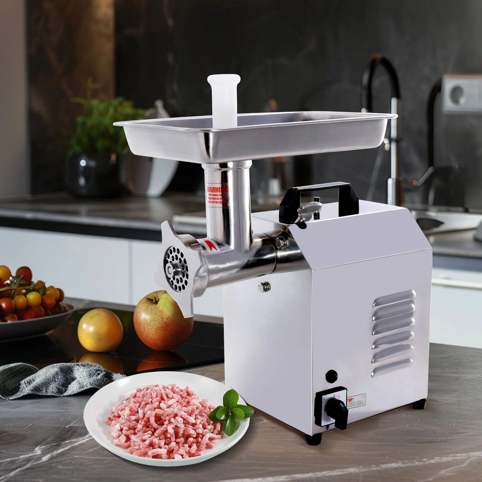 Hakka Electric Meat Grinder, 550W, 350 lbs/h Stainless Steel Food Mincer
