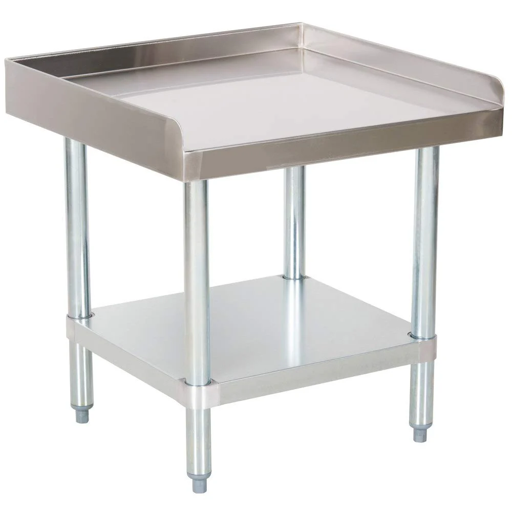 Hakka Brothers 24″x30″ Commercial Stainless Steel Equipment Stand with Undershelf, NSF Certified