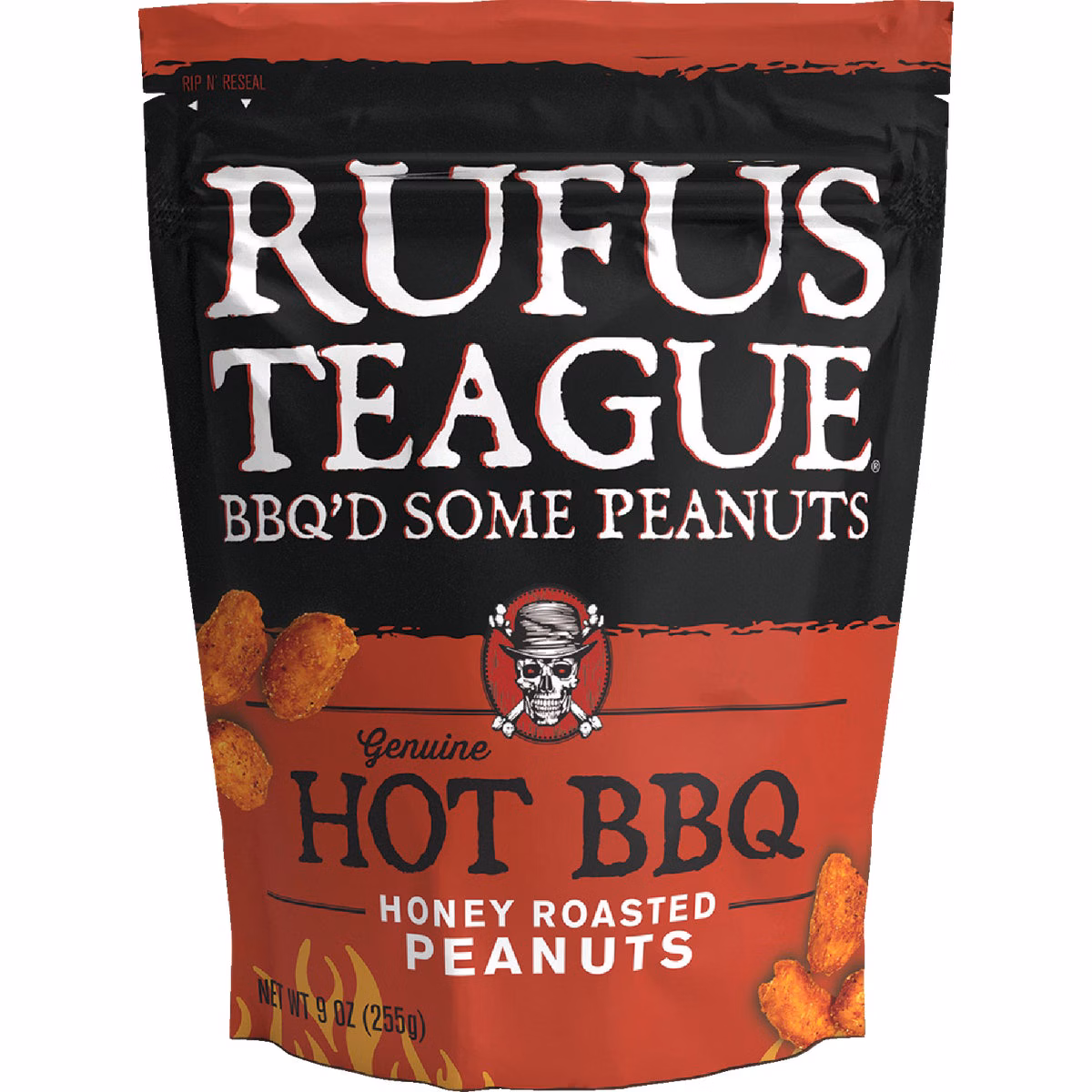 Rufus Teague 9 Oz. Hot BBQ Honey Roasted Peanuts