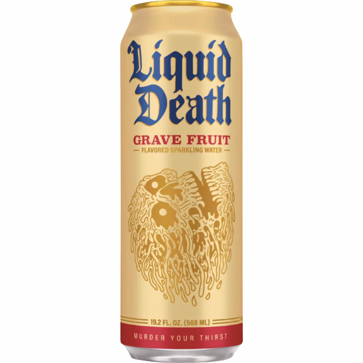 Liquid Death 19.2 Oz. Grave Fruit 100% Sparkling Mountain Water
