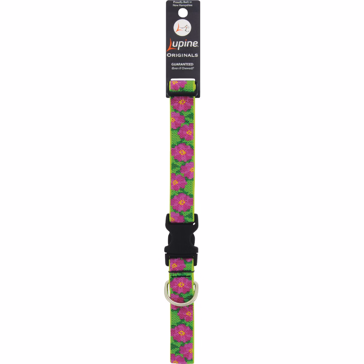 Lupine 1 In. Woven Pattern Petunias 16 In. to 28 In. Adjustable Collar
