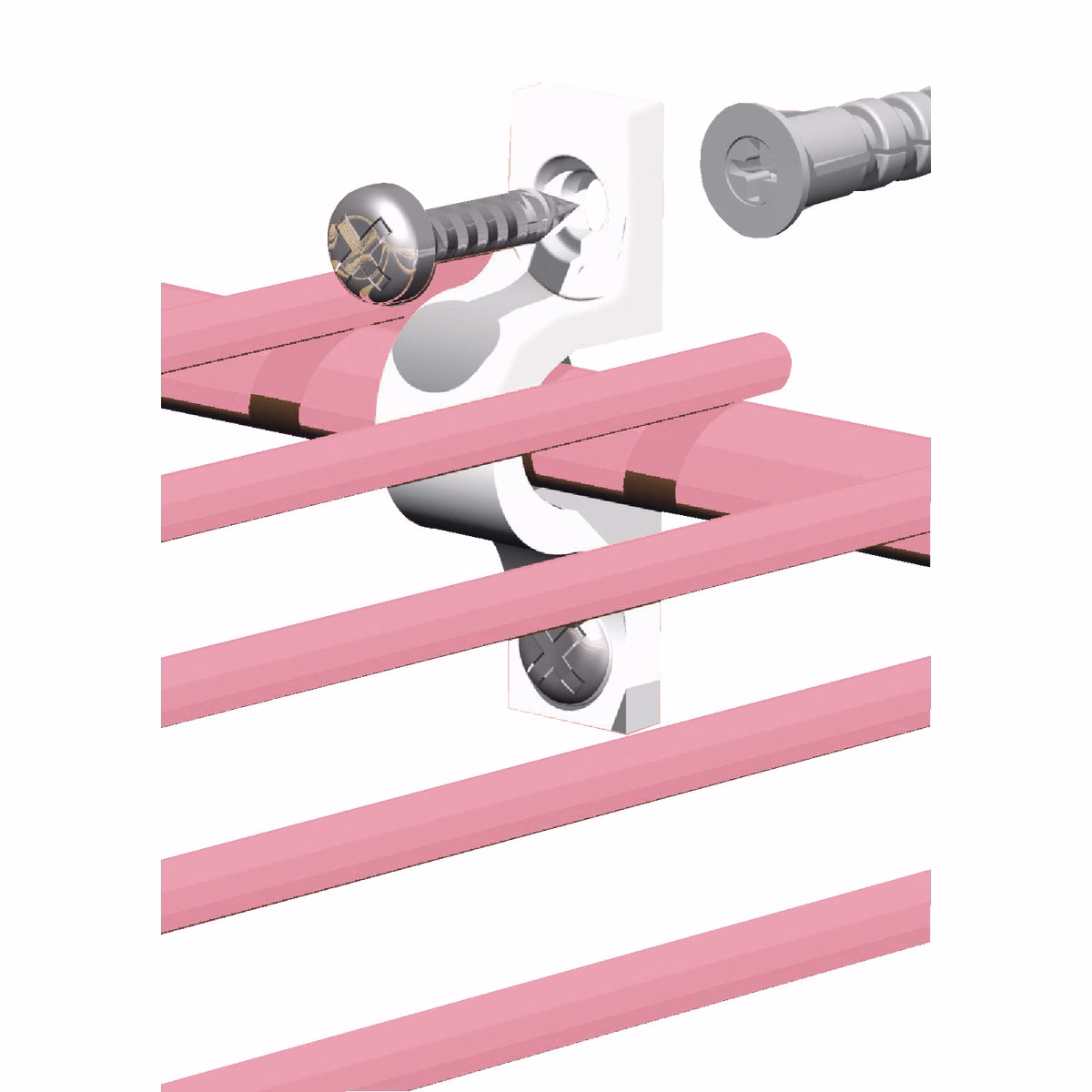 Closetmaid Concrete Wire Shelf Wall Clip (12-Count)