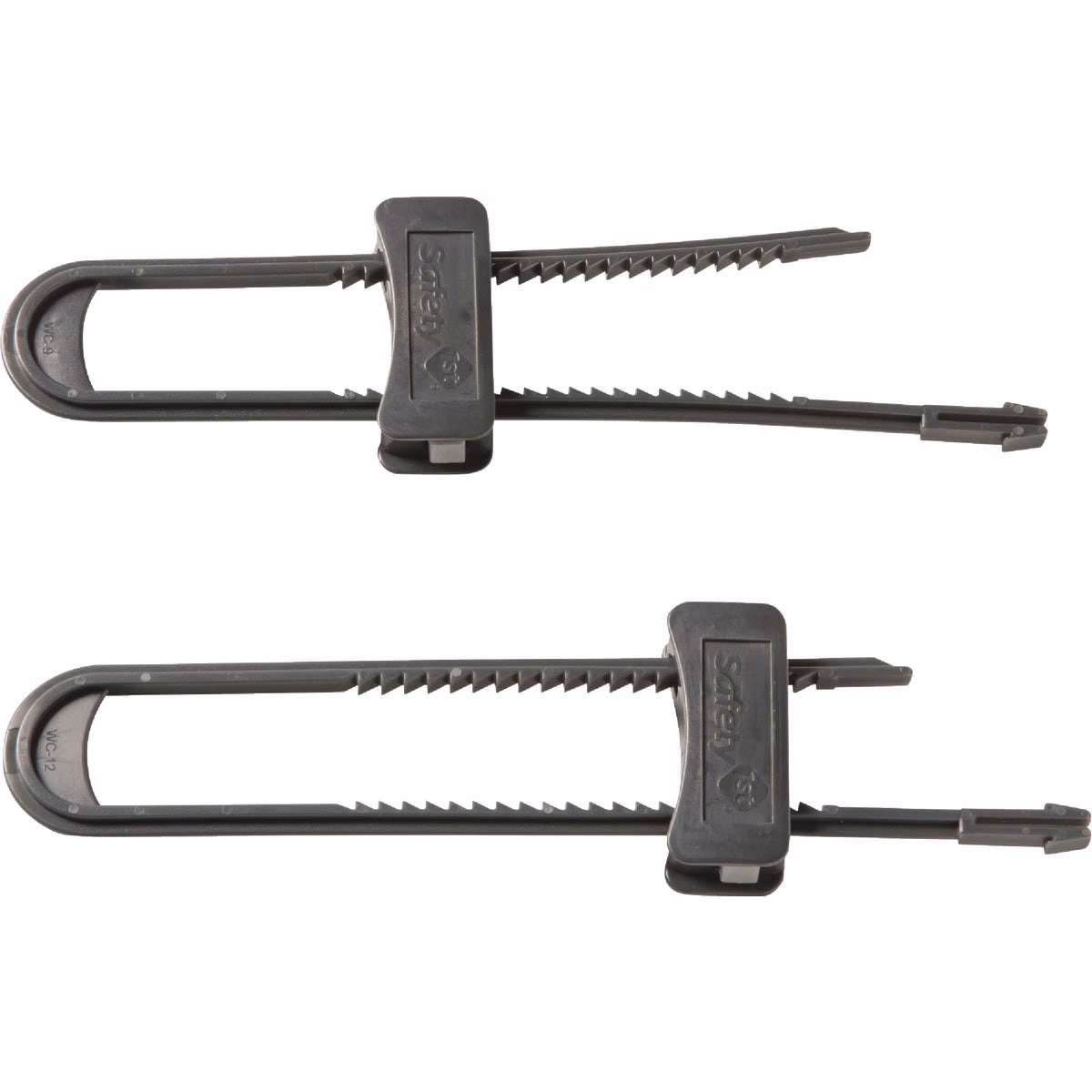 Safety 1st Black Double Door Cabinet Slide Lock (2-Pack)