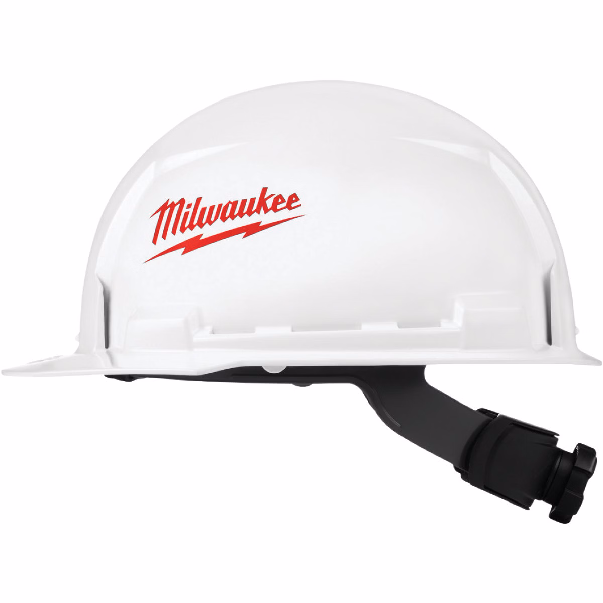 Milwaukee White Front Brim Ratcheting Type 1 Class E Hard Hat