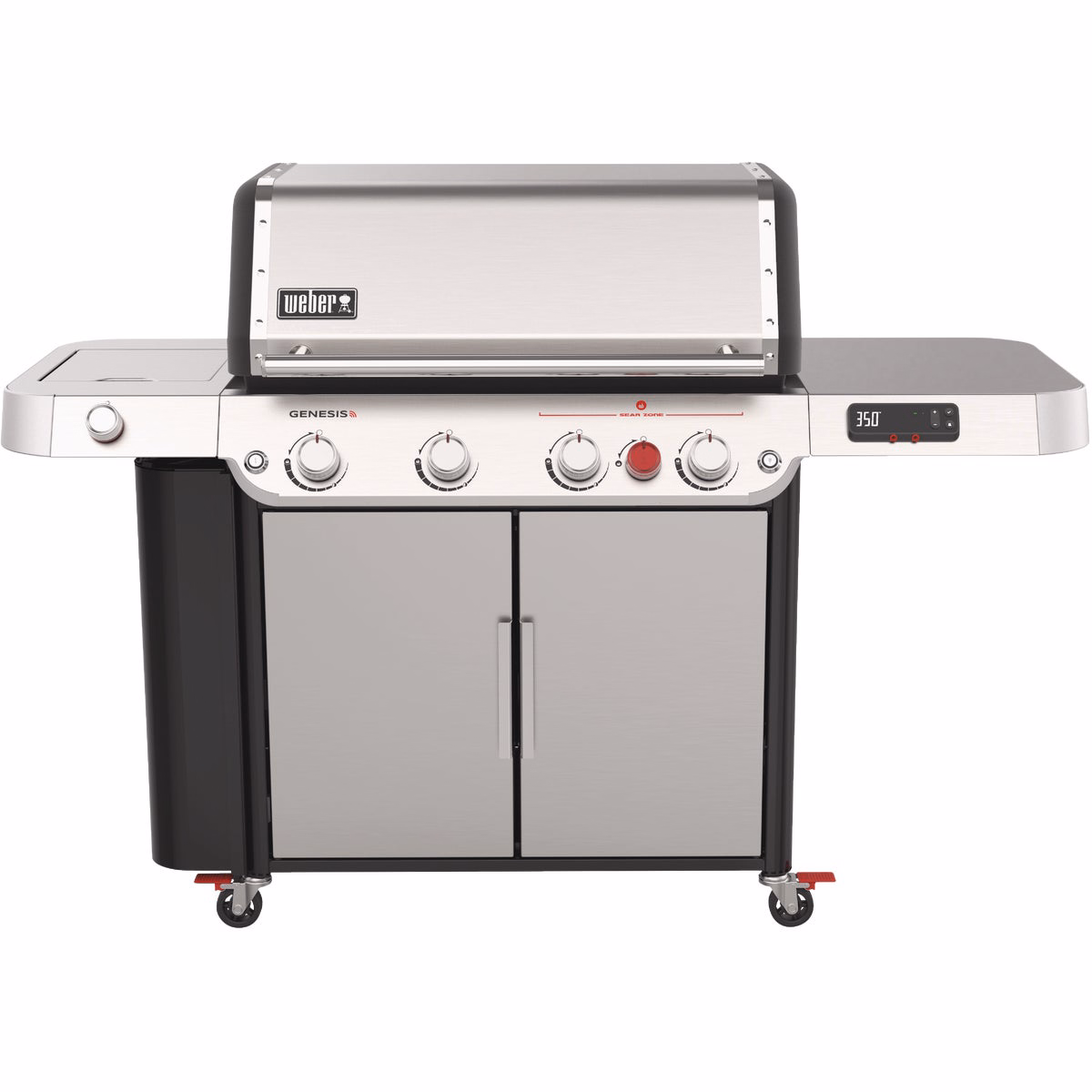 Weber Genesis SPX-435 4-Burner Liquid Propane Gas Grill, Stainless Steel