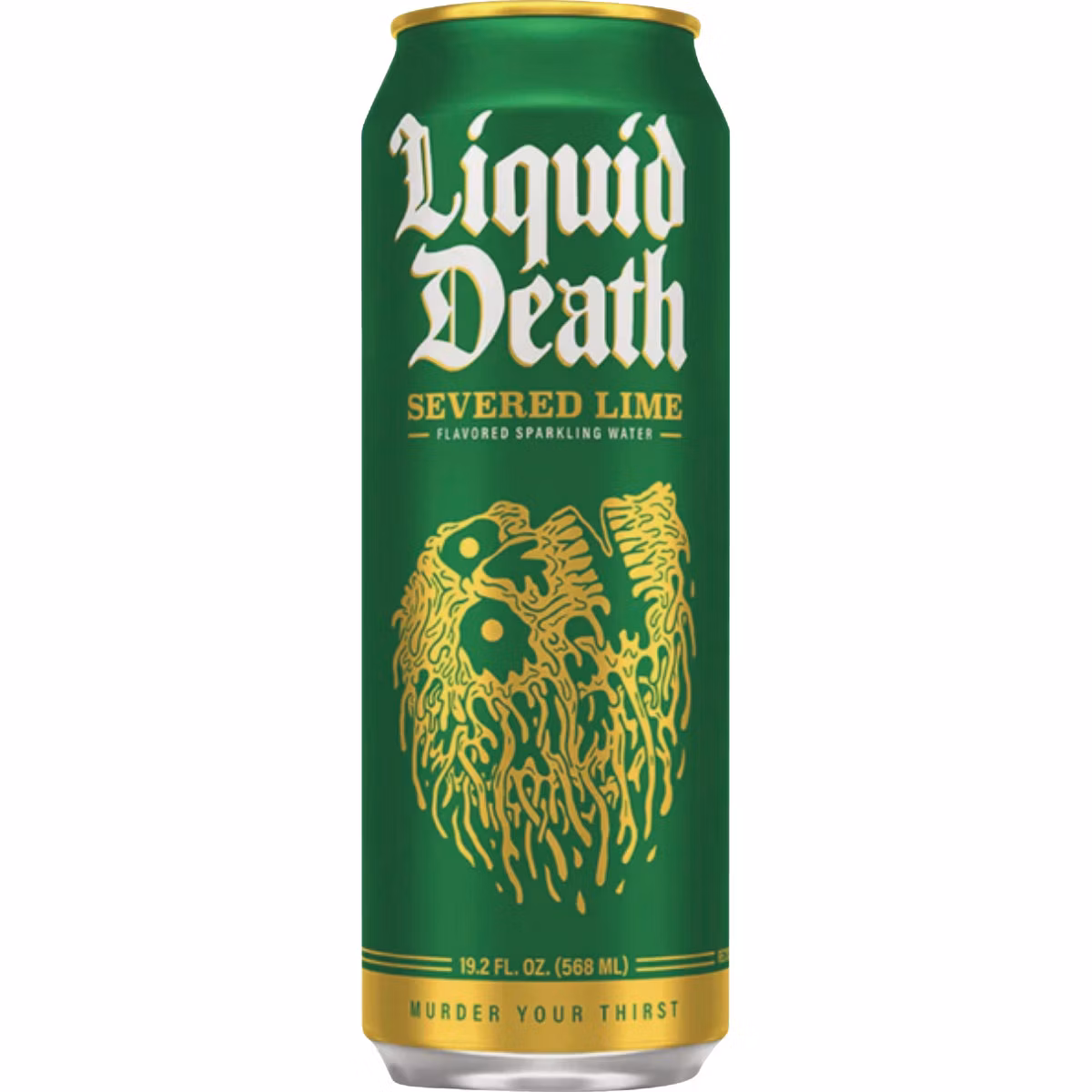 Liquid Death 19.2 Oz. Severed Lime 100% Sparkling Mountain Water
