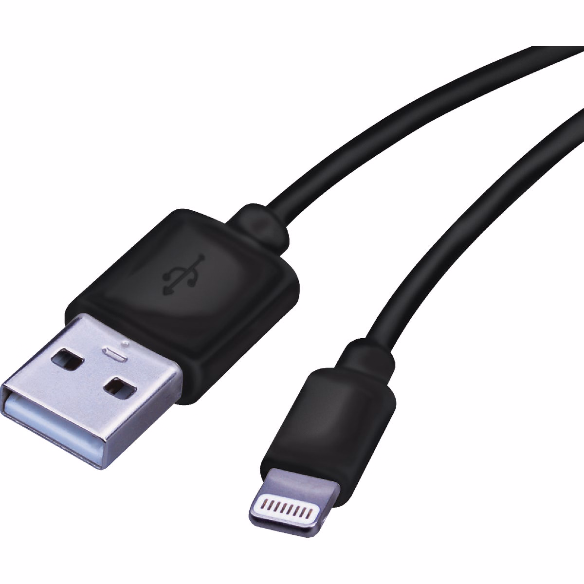Blue Jet 6 Ft. Black Lightning to Type-A USB Charging & Sync Cable