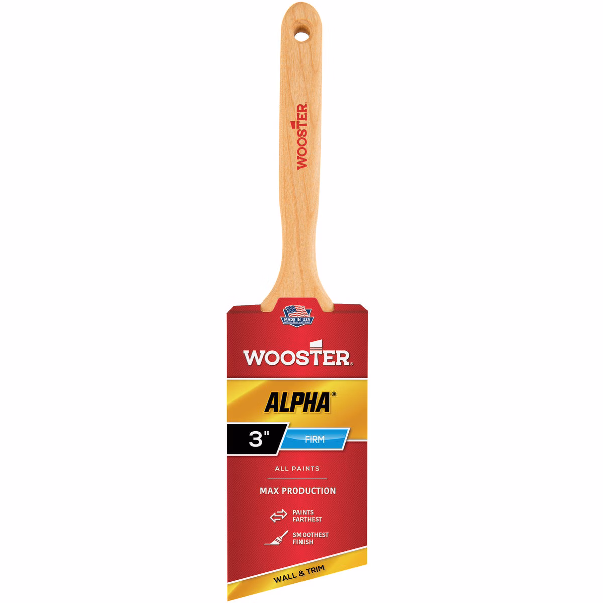 Wooster Alpha 3 In. Angle Sash Paint Brush