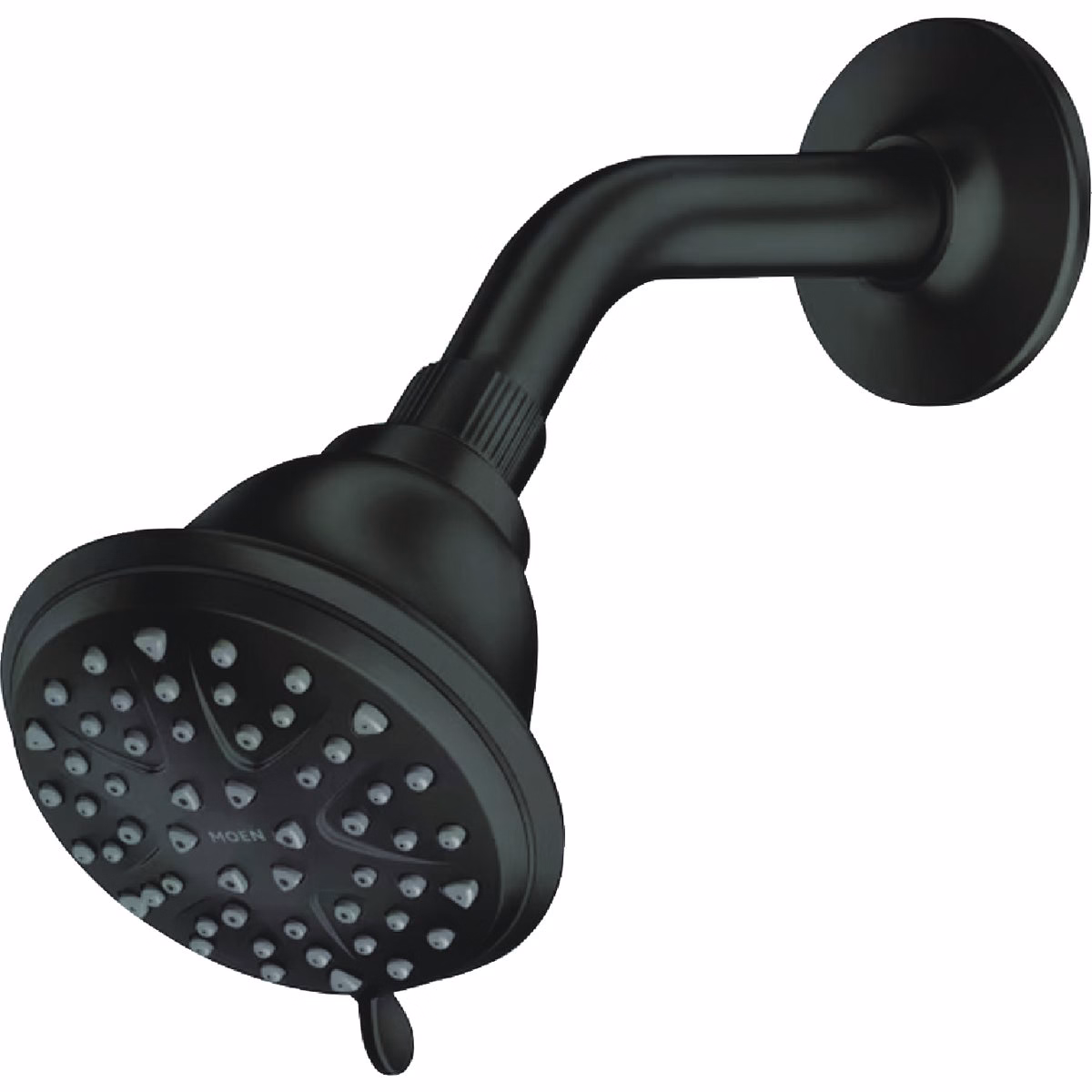 Moen Attune 8-Spray Pattern 4 In. Wall Mount Fixed Shower Head, Matte Black
