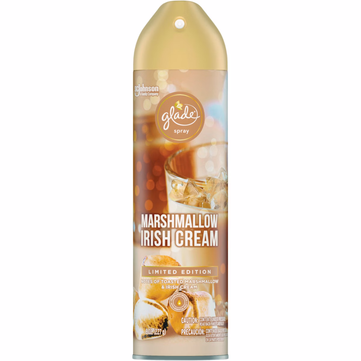 Glade 8 Oz. Marshmallow Irish Cream Aerosol Spray Air Freshener