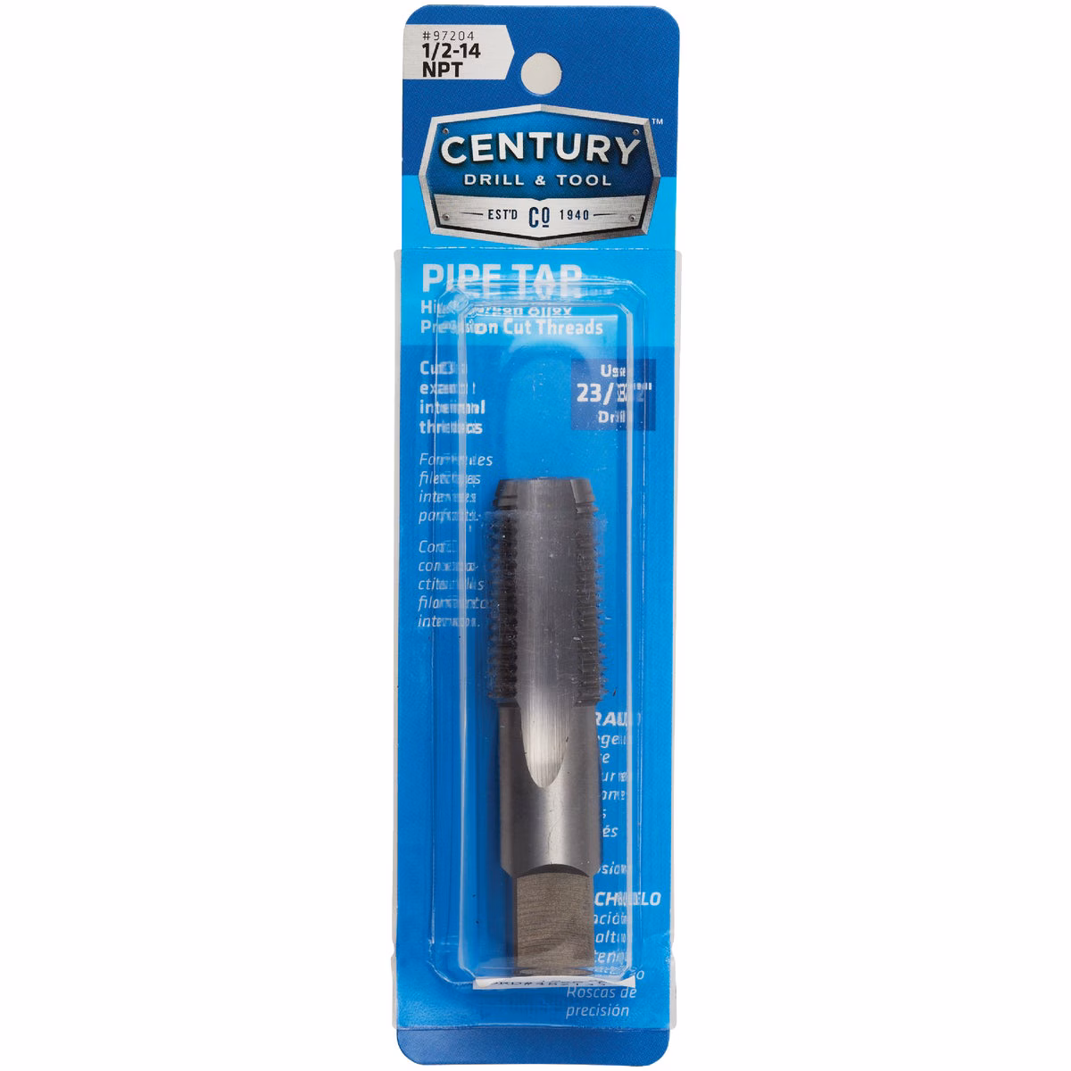 Century Drill & Tool 1/2-14 NPT National Pipe Thread Tap