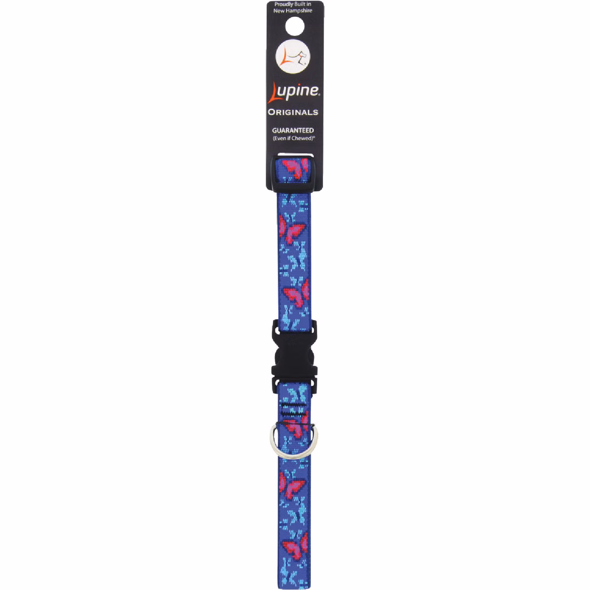 Lupine 3/4 In. Woven Pattern Social Butterfly 13 to 22 In. Adjustable Collar