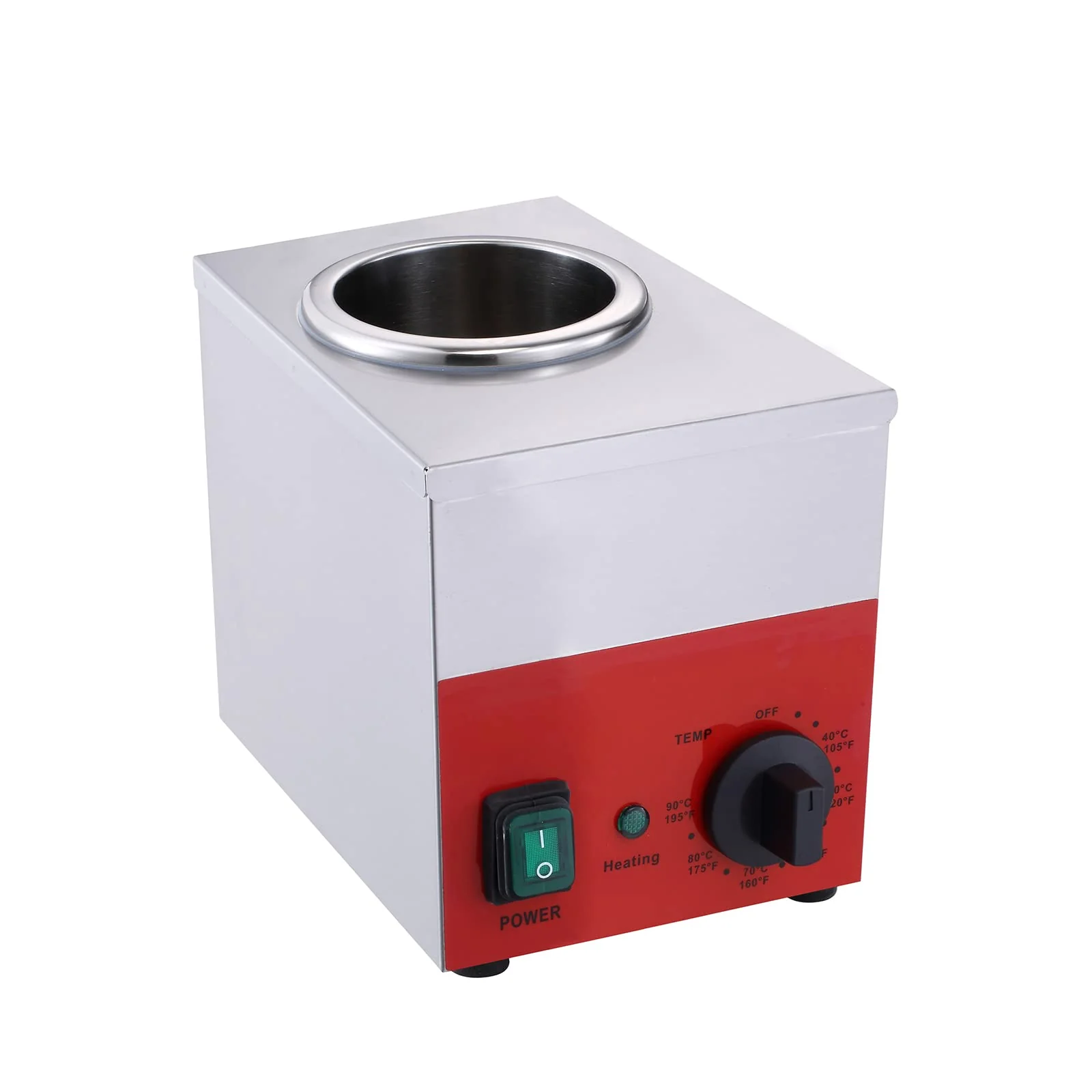 EasyRose 220W Topping Bottle Warmer,Single Sauce Bottle Warmer Electric Cheese Bottle Warmers(Bottle Not Include）
