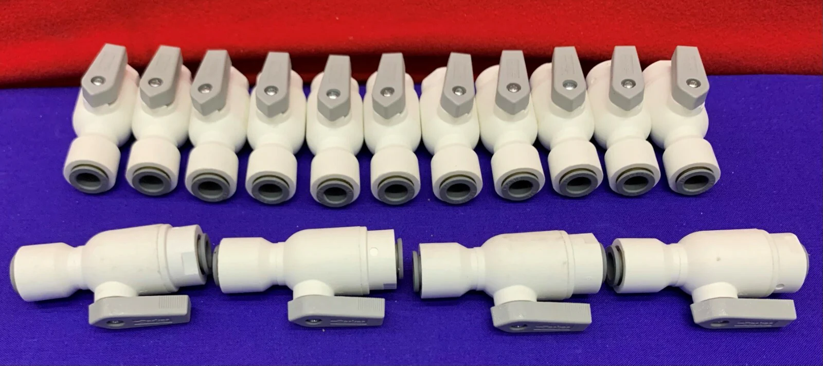 Lot of 15 – Parker Ball Valve 5UMV0 / Inline / Pipe Size 3/8” / Tube Size 3/8”