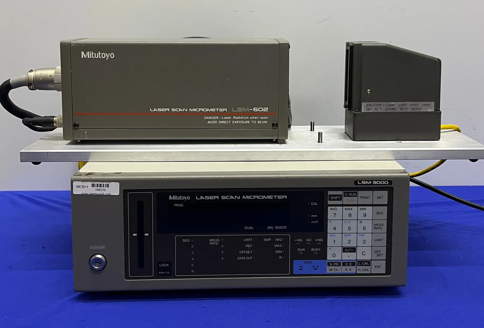 MITUTOYO LSM-3000 / LSM-602 LASER SCAN MICROMETER  FOR PARTS/REPAIR