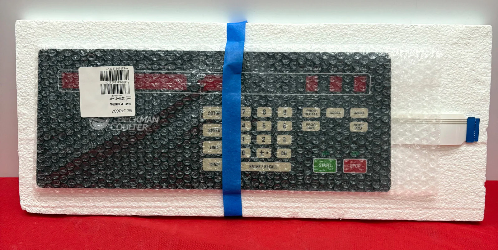 BECKMAN COULTER 343832 TOUCH PANEL AY CONTROL REPLACEMENT KEYPAD FOR J6M & J2M