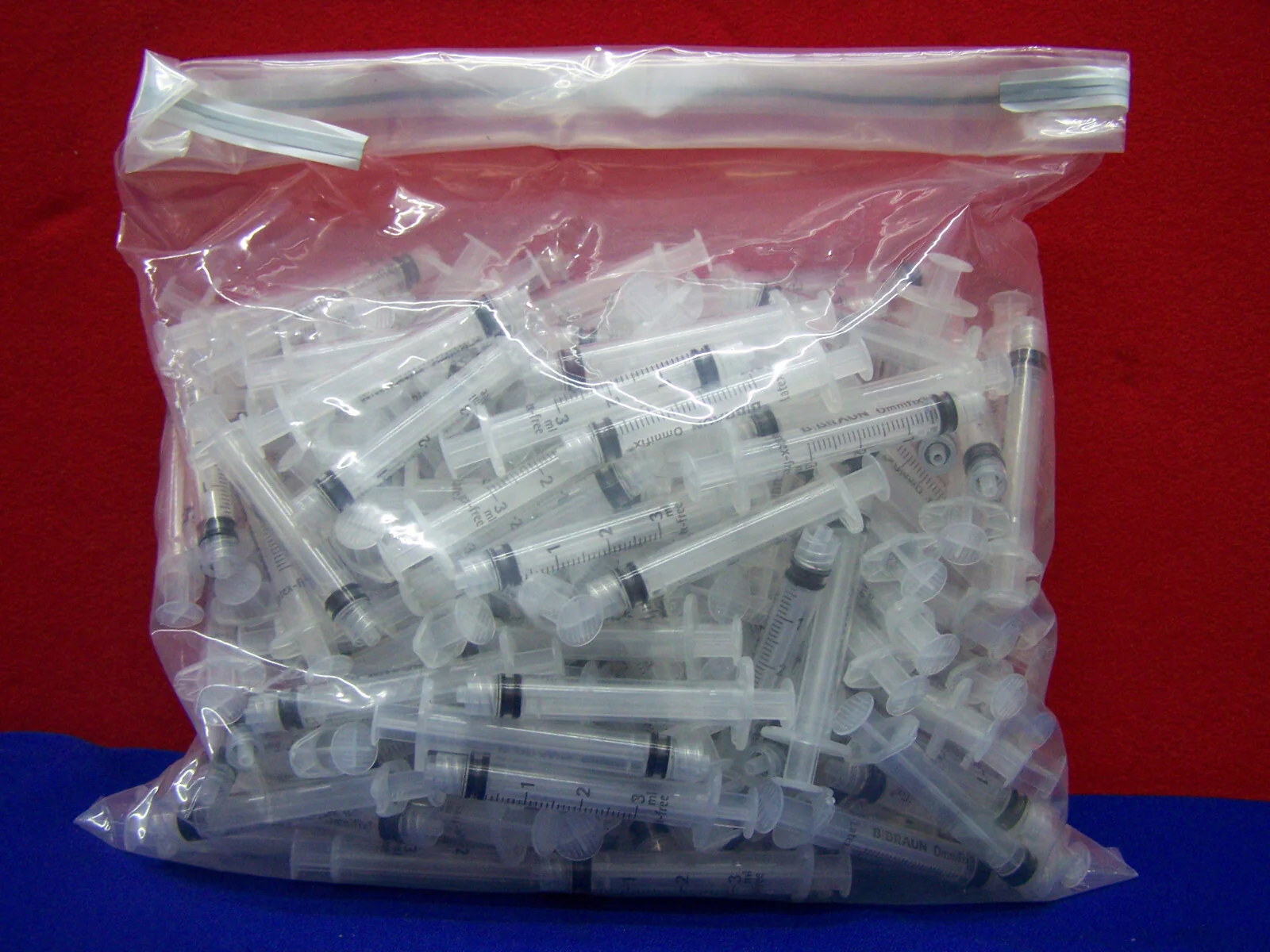 BRAUN OMNIFIX 3ml NON-STERILE SYRINGES LATEX FREE – 1 PKG QTY OF 200 SYRINGES