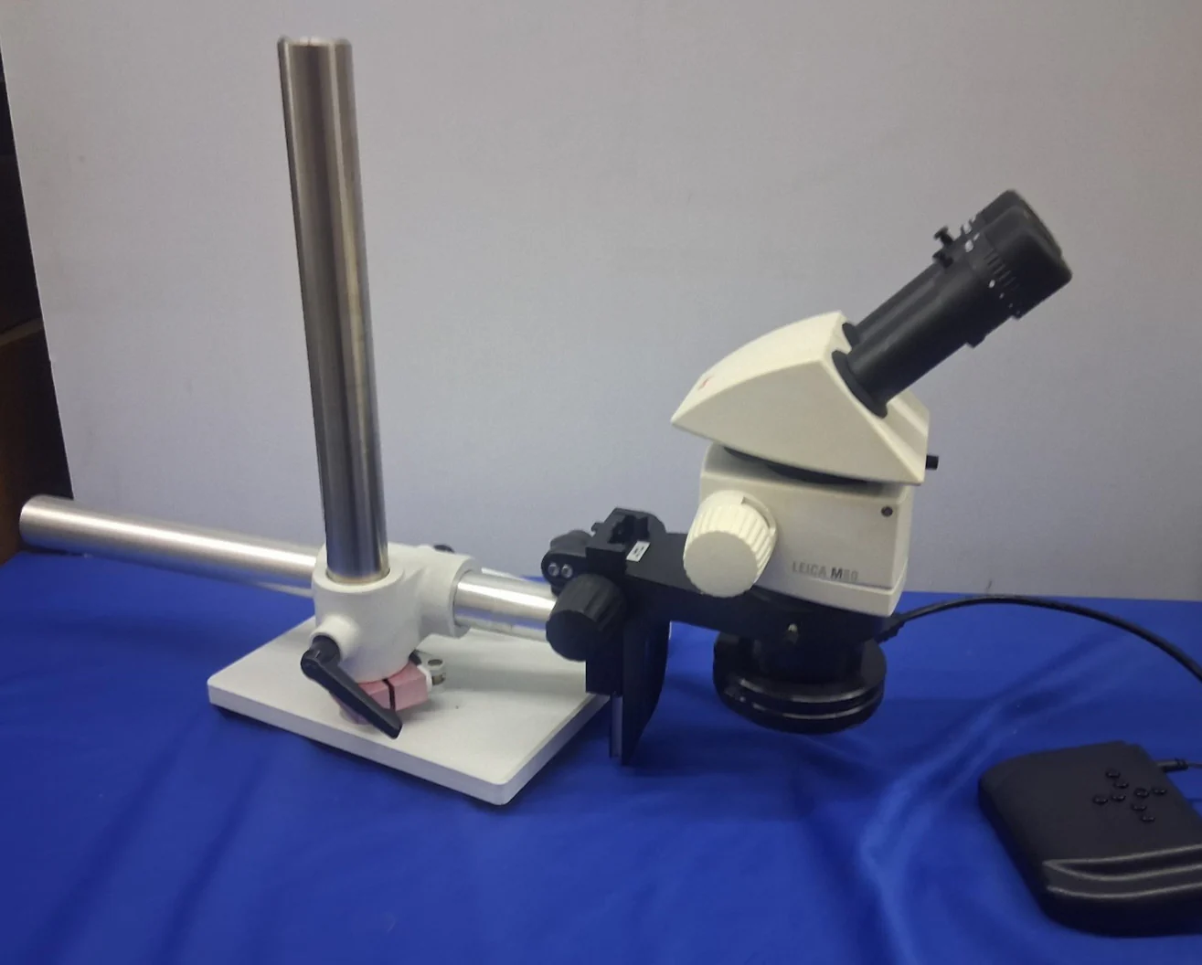LEICA M80 STEREO ZOOM 7.5- 60X MAGNIFICATION BOOM STAND LED RING LIGHT ACHRO 1.0