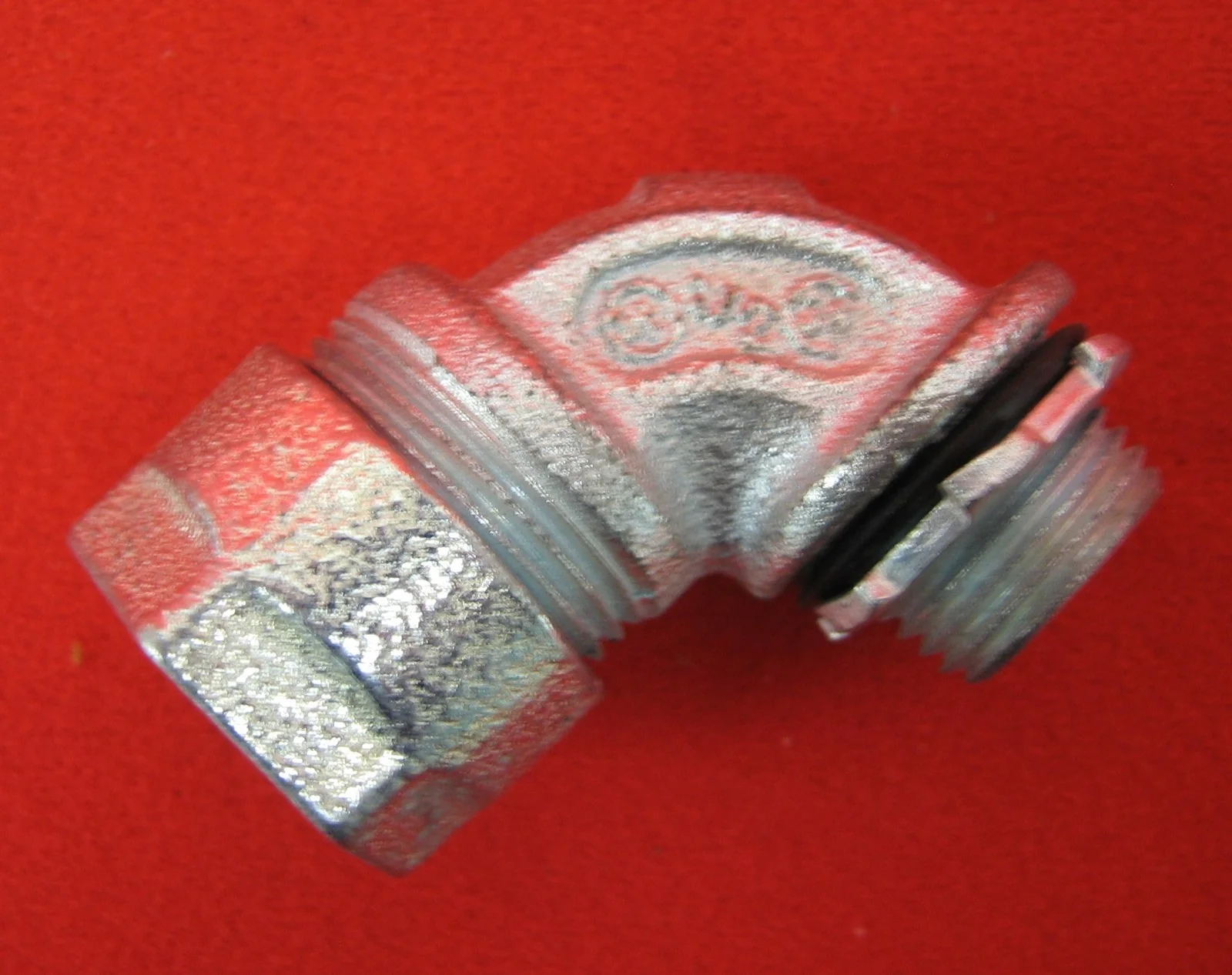 O-Z GEDNEY 1/2 INCH 90 DEG LIQUID TIGHT ELBOW,SOLD AS 1 LOT OF QTY 9