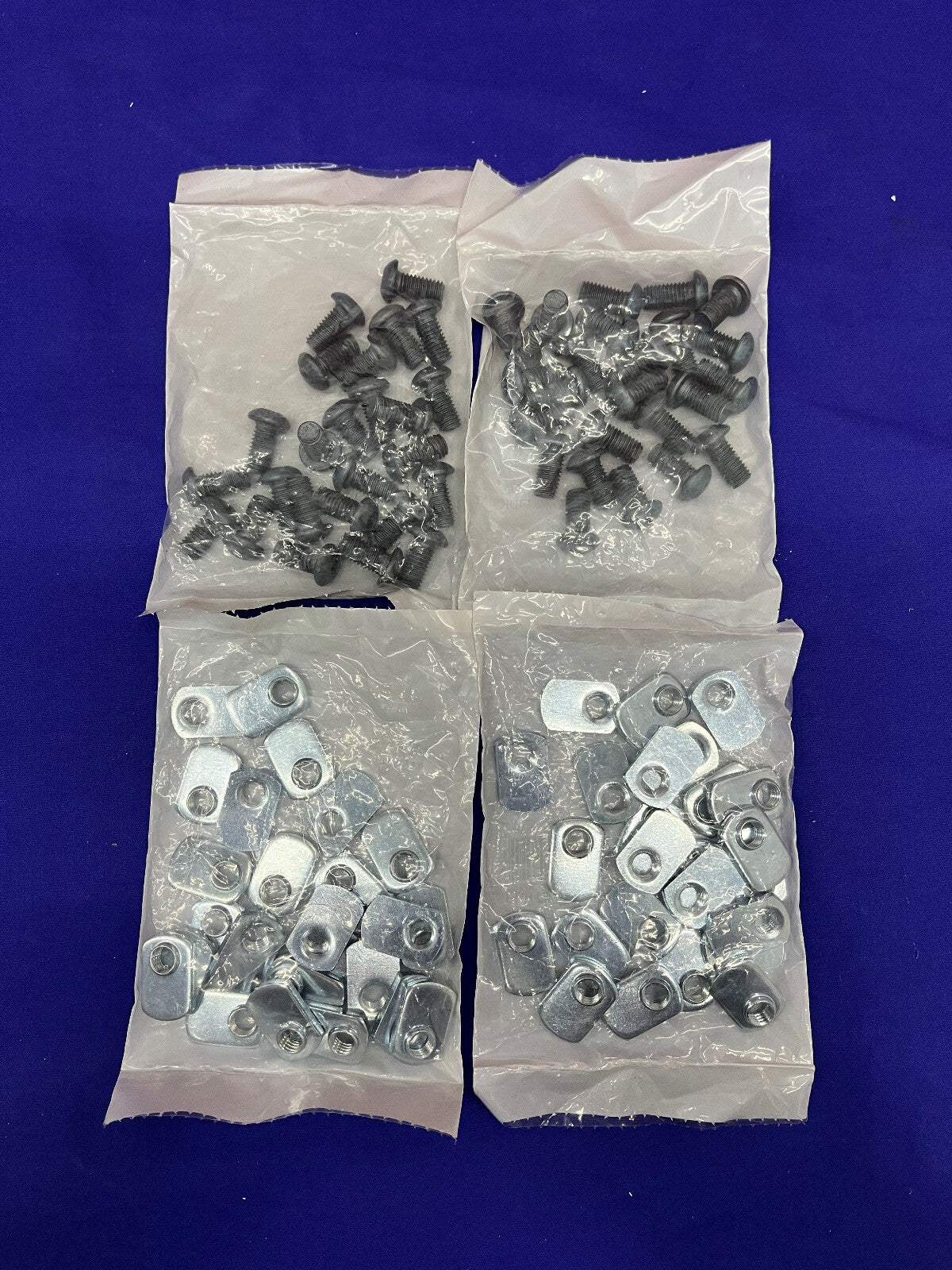 QTY 50 80/20 3838 Slide T-Nut & QTY 50 13-8316 M8-1.25×16 Button Soc Cap