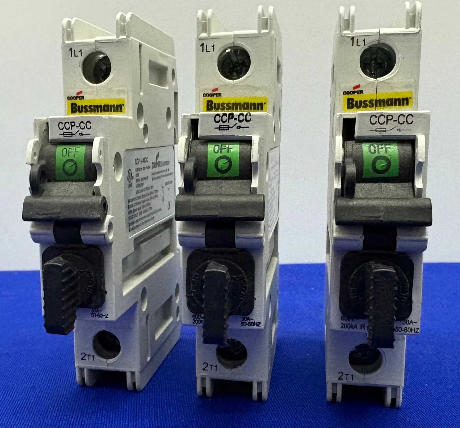COOPER BUSSMANN CCP-1-30CC / CCP-CC CIRCUIT BREAKER  – 1 LOT QTY 3